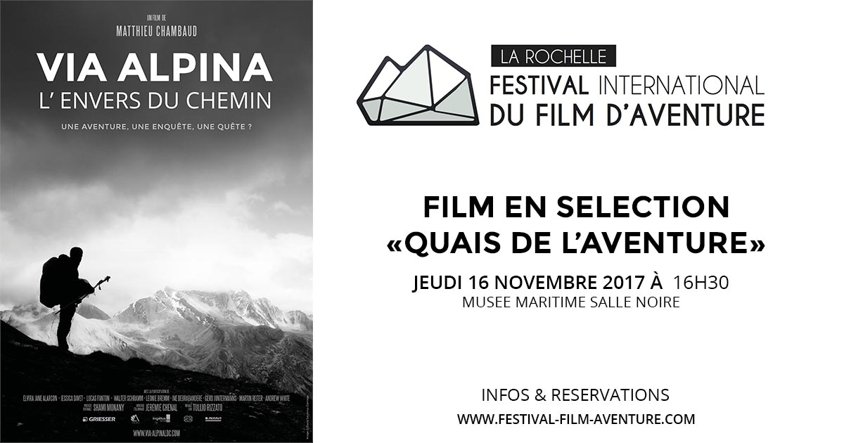 Via Alpina projection La Rochelle film